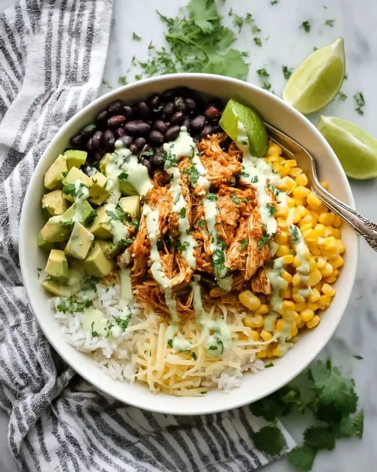 Slow Cooker Chicken Burrito Bowl Recipe