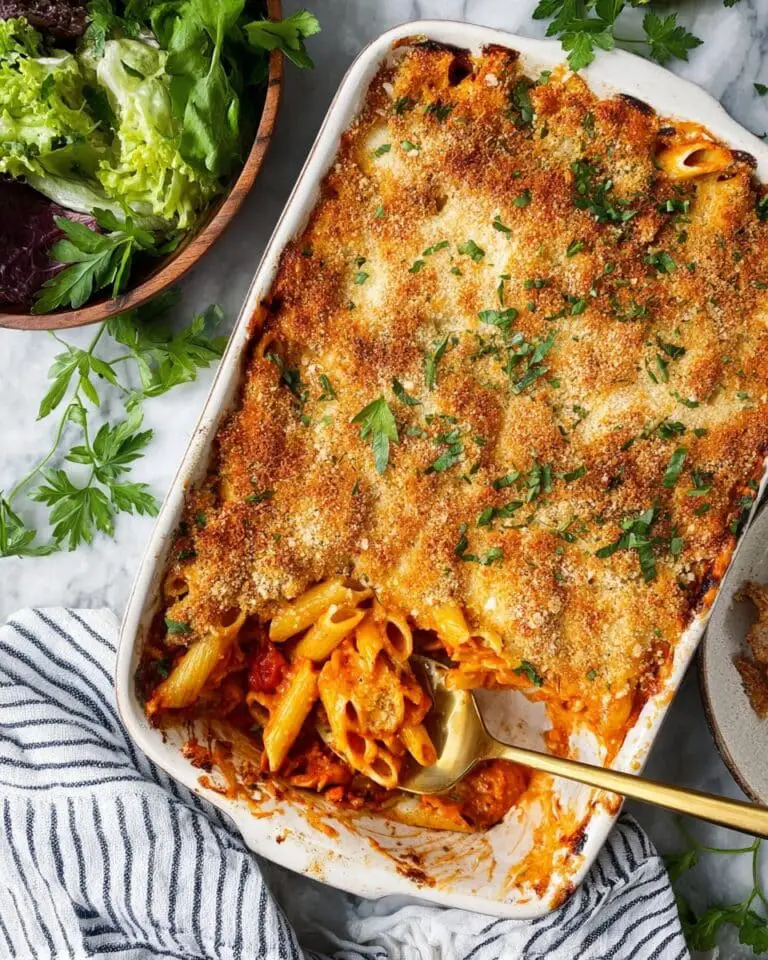 Dump-and-Bake Chicken Parmesan Casserole Recipe