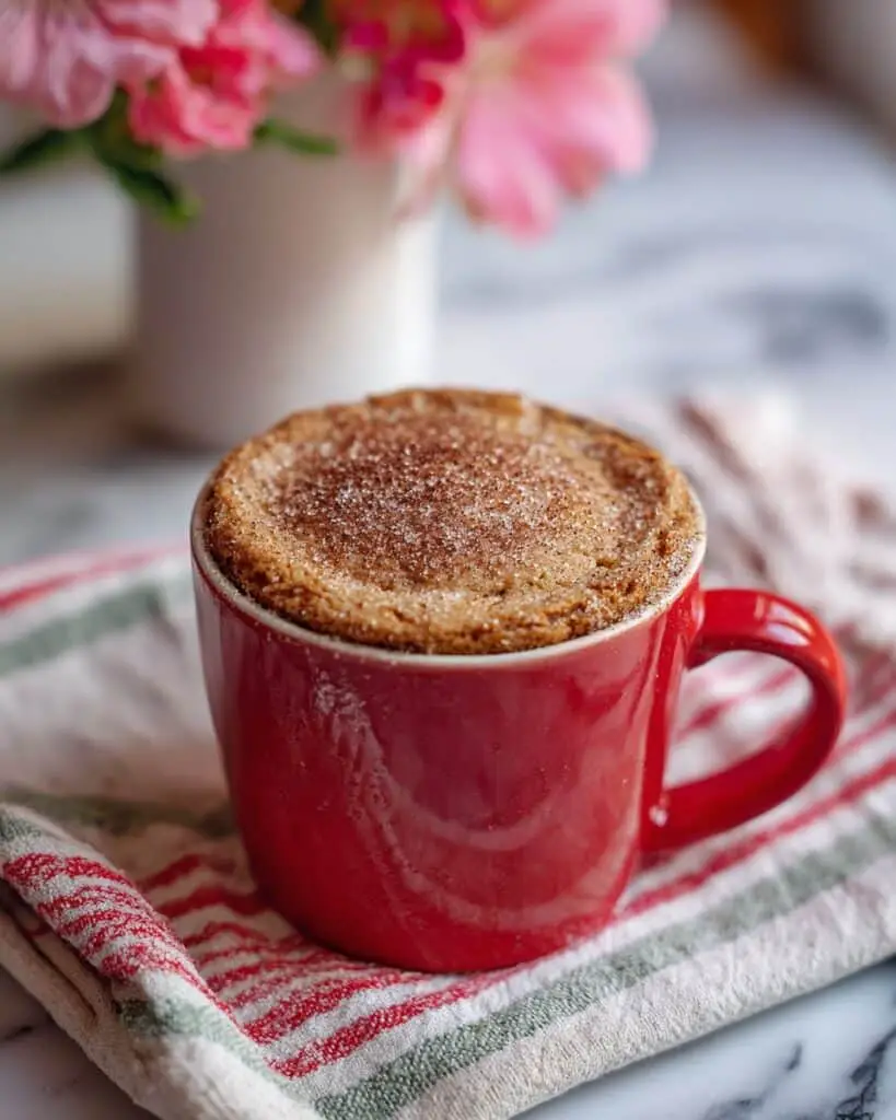 Tasty Snickerdoodle Mug Cake Recipe