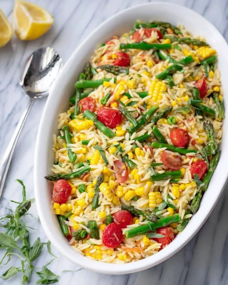 Fresh Summer Orzo Salad Recipe