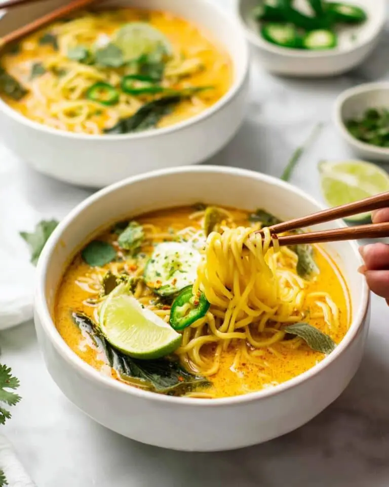 Vegan Curry Ramen Noodles Recipe
