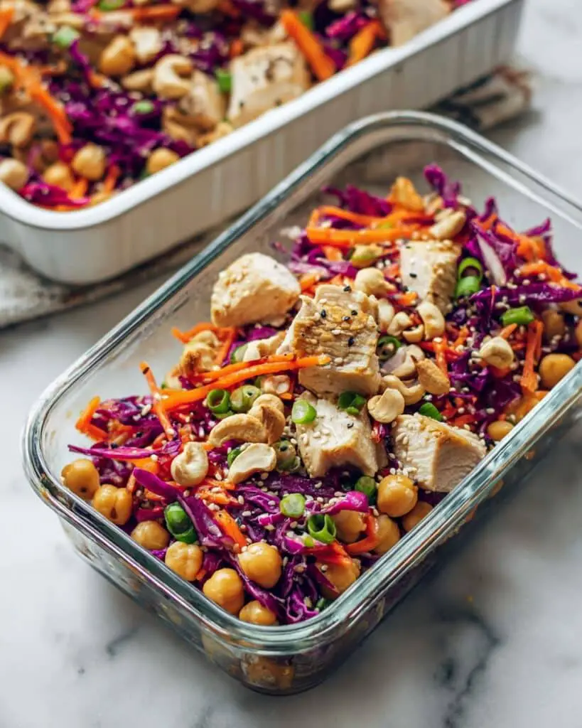 Sesame Chicken and Chickpea Salad Recipe
