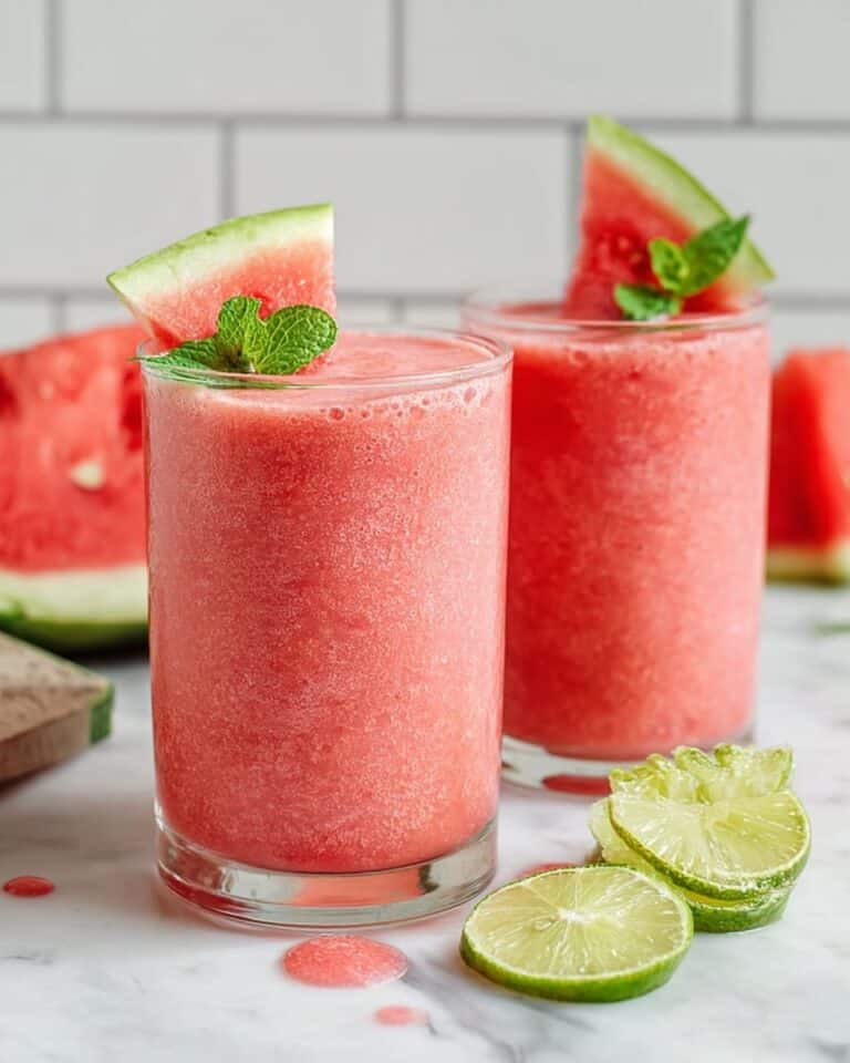 Watermelon Strawberry Banana Smoothie Recipe