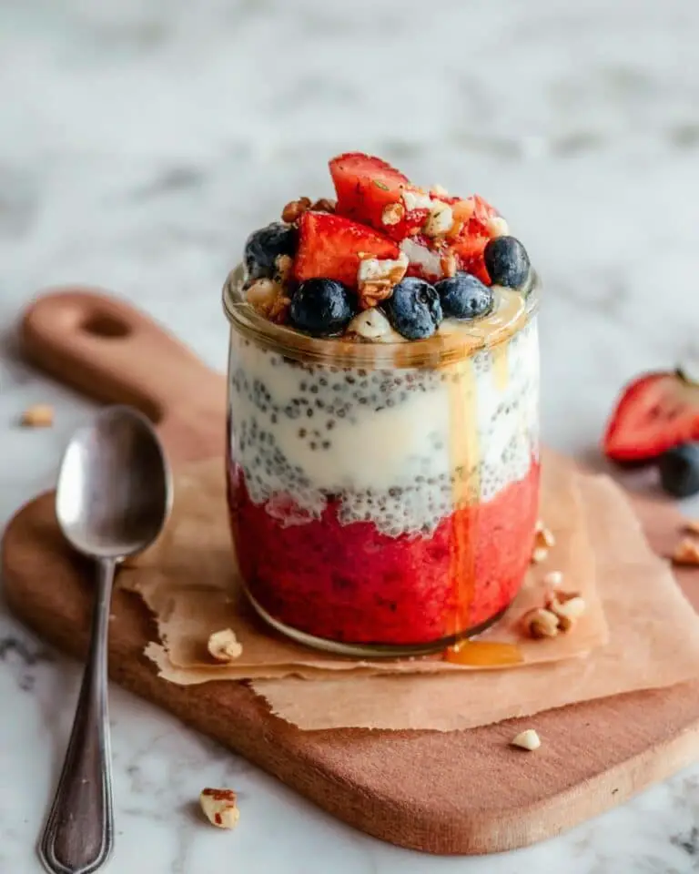 Overnight Oats with Water (No Milk) with Muddled Strawberries Recipe