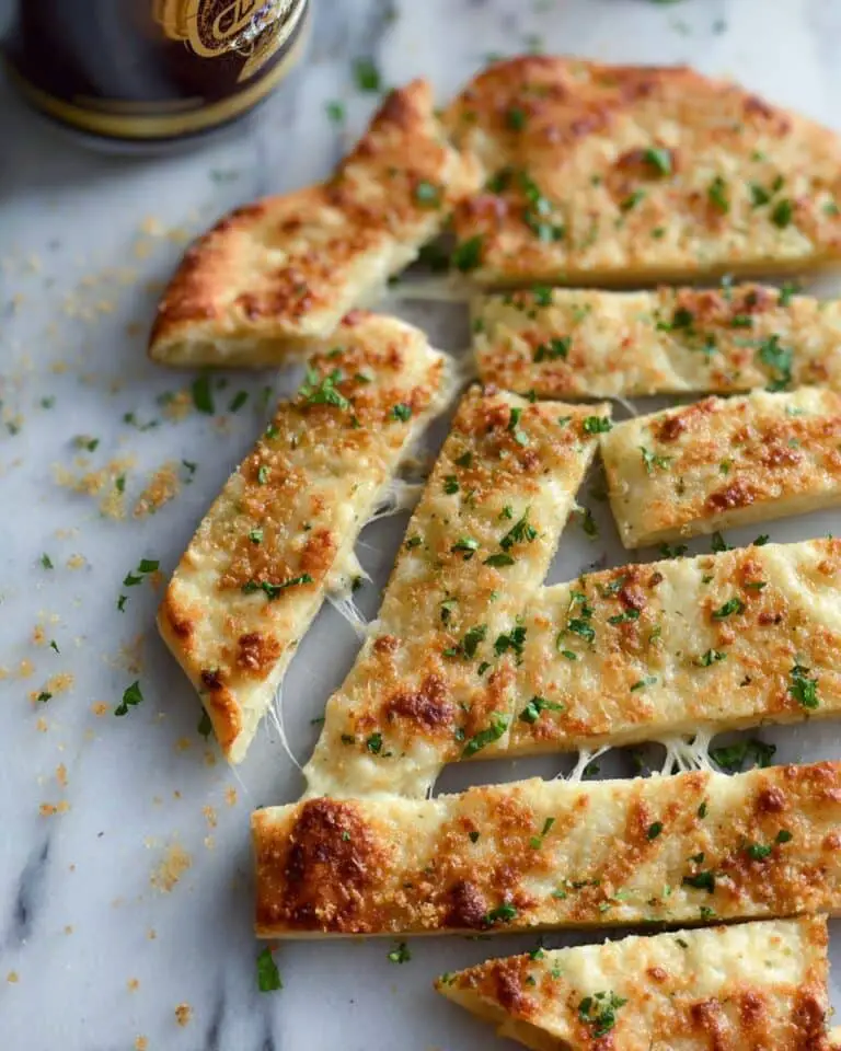 Keto Alfredo Cheesy Breadsticks Recipe