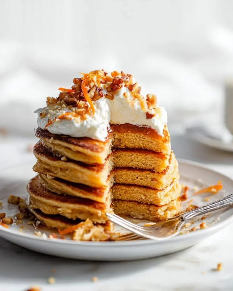 Feel-Good Oatmeal Blender Apple Carrot Pancakes Recipe