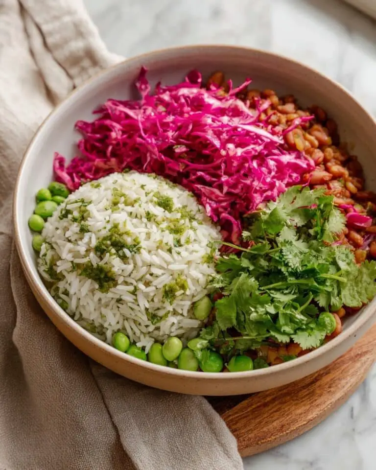 High Fiber White Rice with Edamame, Herbs, and Lime Recipe