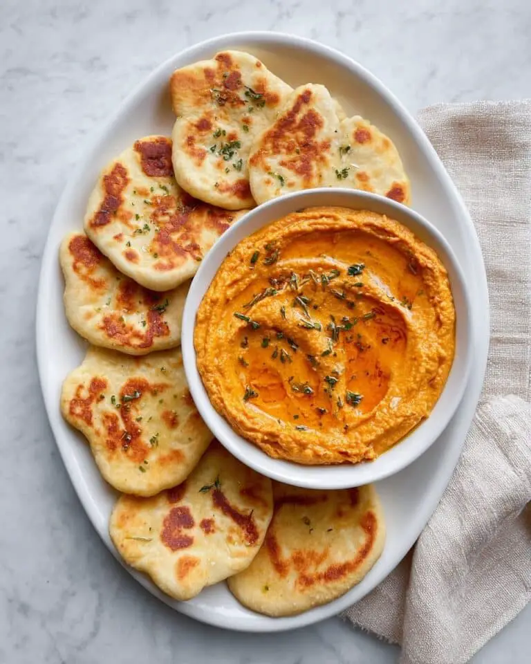 Roasted Red Pepper Hummus Recipe