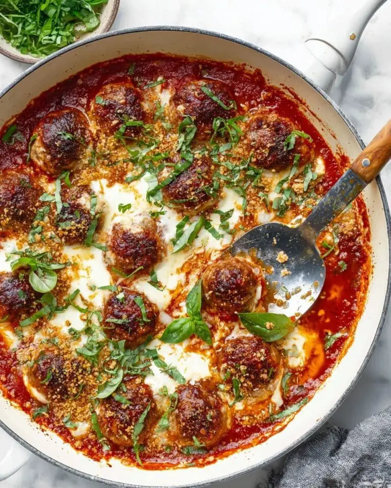 Easy Chicken Parmesan Meatballs Recipe