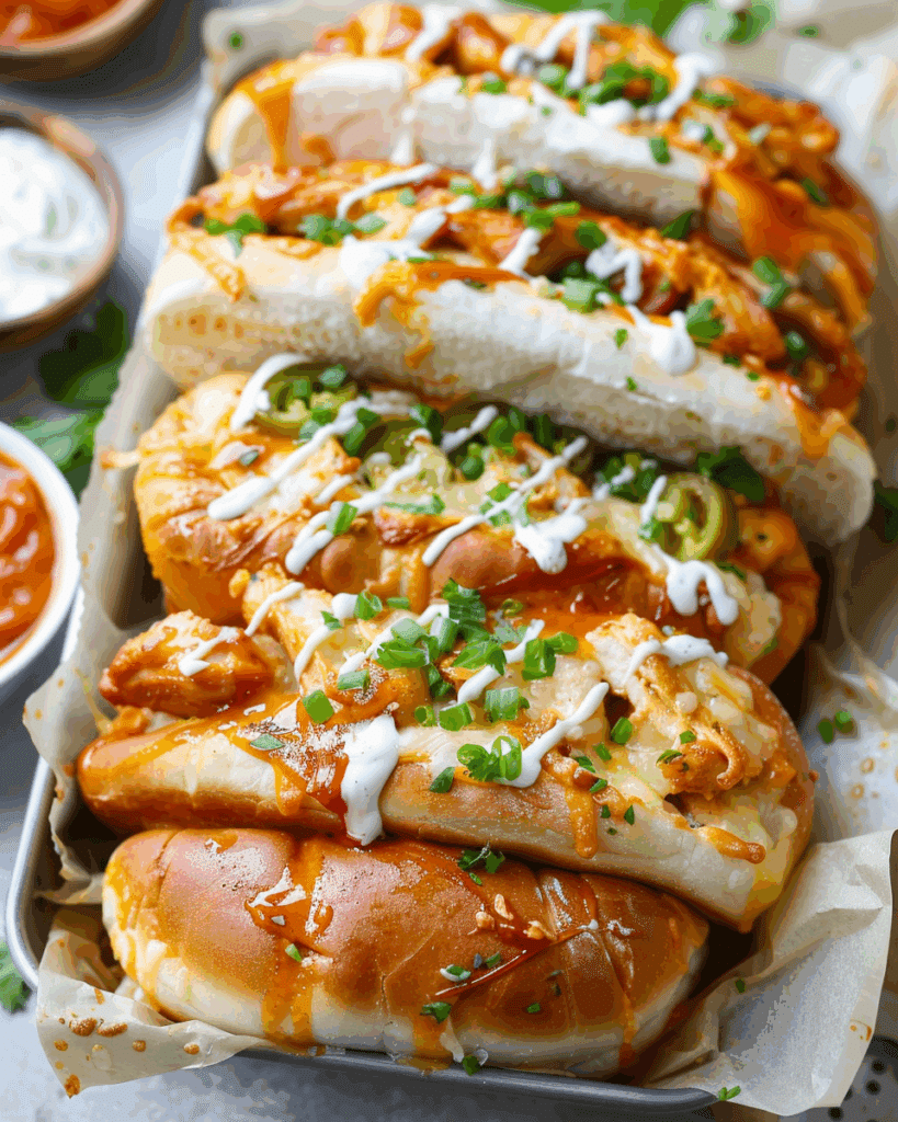 Spicy Chicken Parmesan Rolls