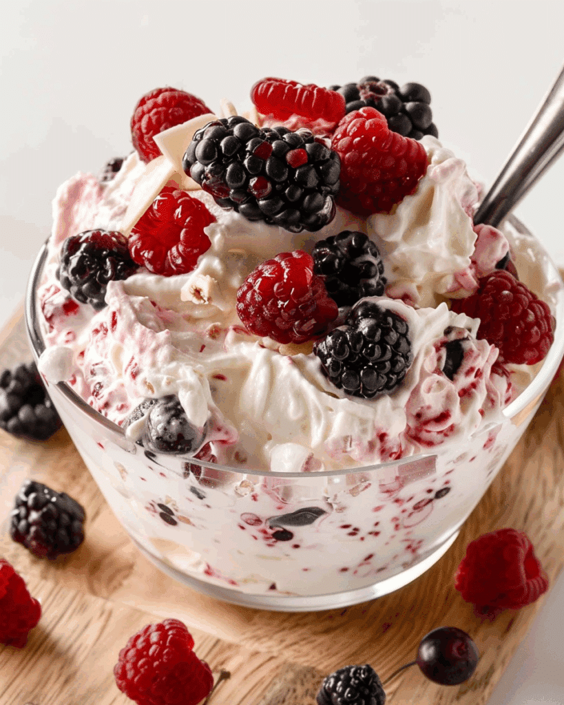 Keto Berry Cheesecake Salad