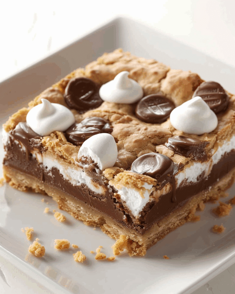 S’mores Cookie Bars