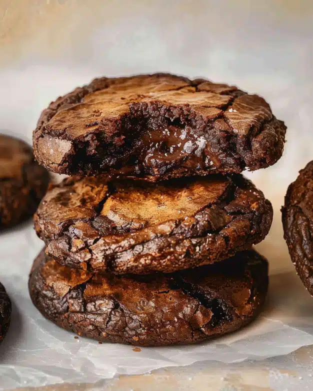 Fudgy Chewy Browkies (Brookies)