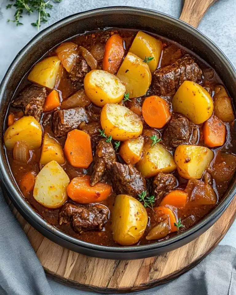 Easy Homemade Beef Stew Recipe