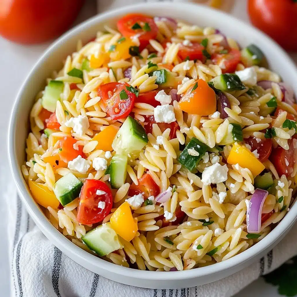 Rainbow Orzo Salad Recipe 5 Rainbow Orzo Salad Recipe - Recipe Image