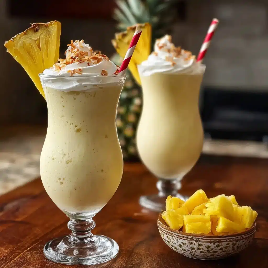 Pina Colada Milkshakes Recipe 4 Pina Colada Milkshakes Recipe - Recipe Image