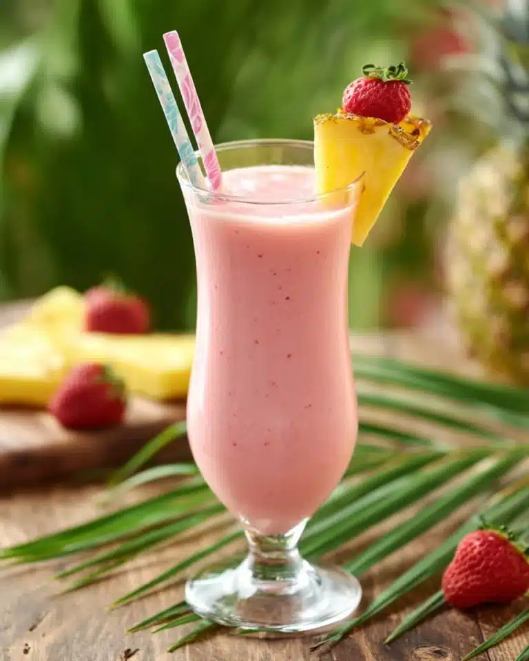Virgin Strawberry Pina Colada Recipe