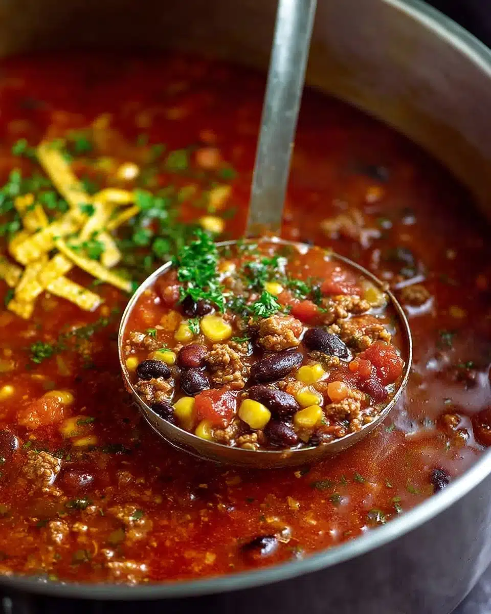 Easy Taco Soup Recipe