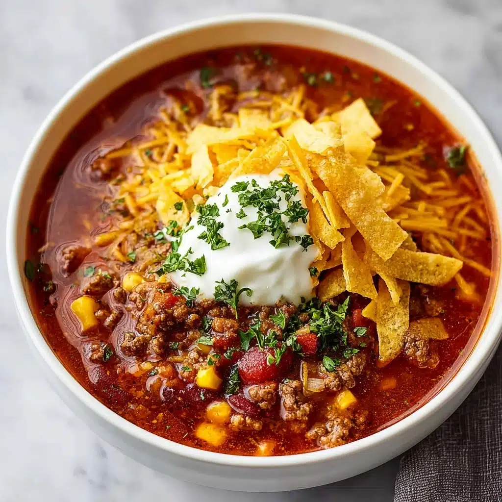 Easy Taco Soup Recipe 4 Easy Taco Soup Recipe - Recipe Image