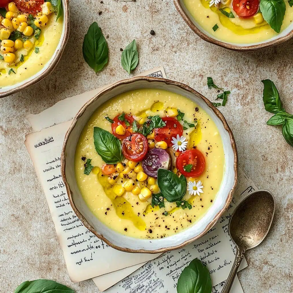 Summer Sweet Corn Gazpacho Recipe - Recipe Image