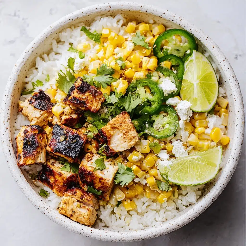 Street Corn Chicken Rice Bowls 5 Delicious Recipe - Recipe Image