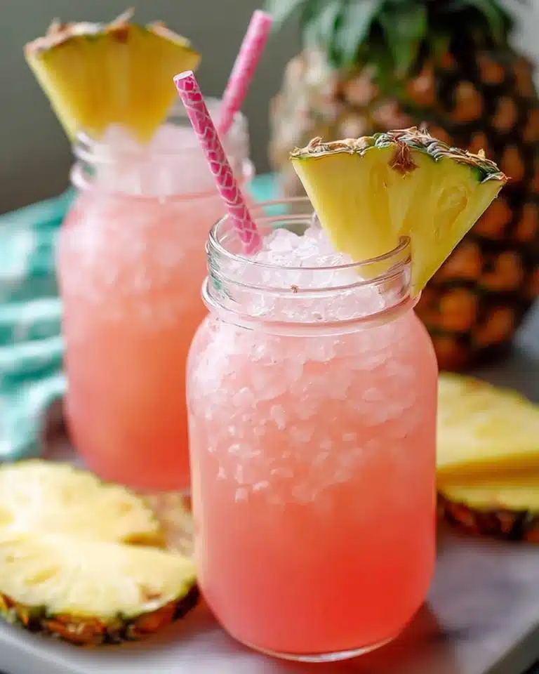 Pineapple Pink Lemonade Party Drink Recipe