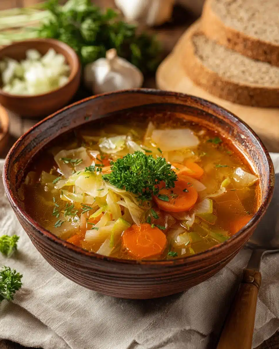 Cabbage Fat-burning Soup Ingredients List Recipe