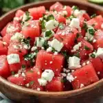 5-Minute Watermelon Feta Salad : Light & Refreshing Recipe 6 5-Minute Watermelon Feta Salad : Light & Refreshing Recipe