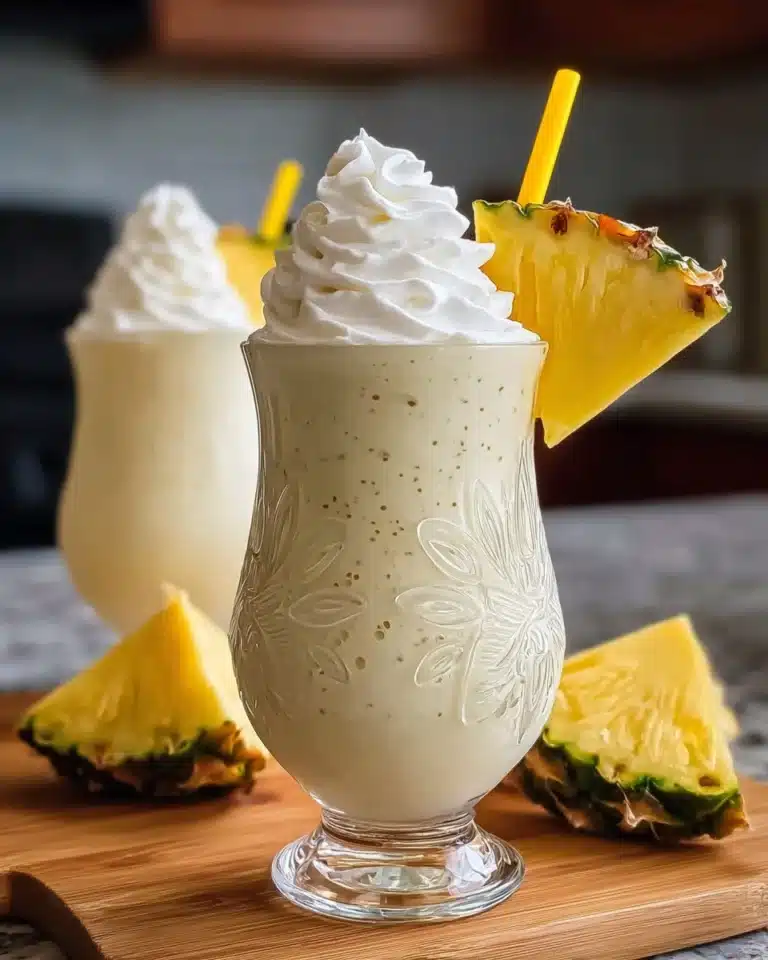 Pina Colada Milkshakes Recipe