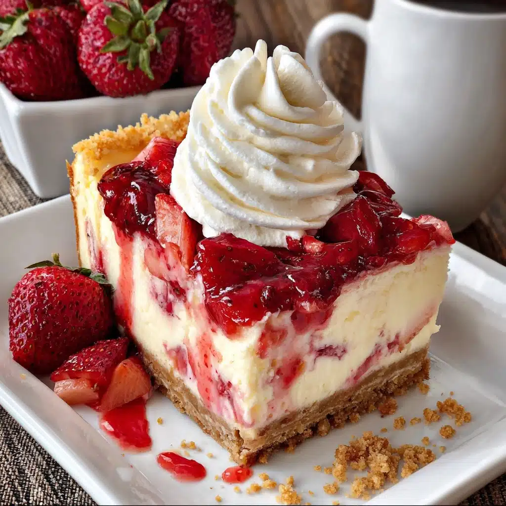 Strawberry Cheesecake Dump Cake Recipe 5 Ingredients for Strawberry Cheesecake Dump Cake Recipe - Recipe Image