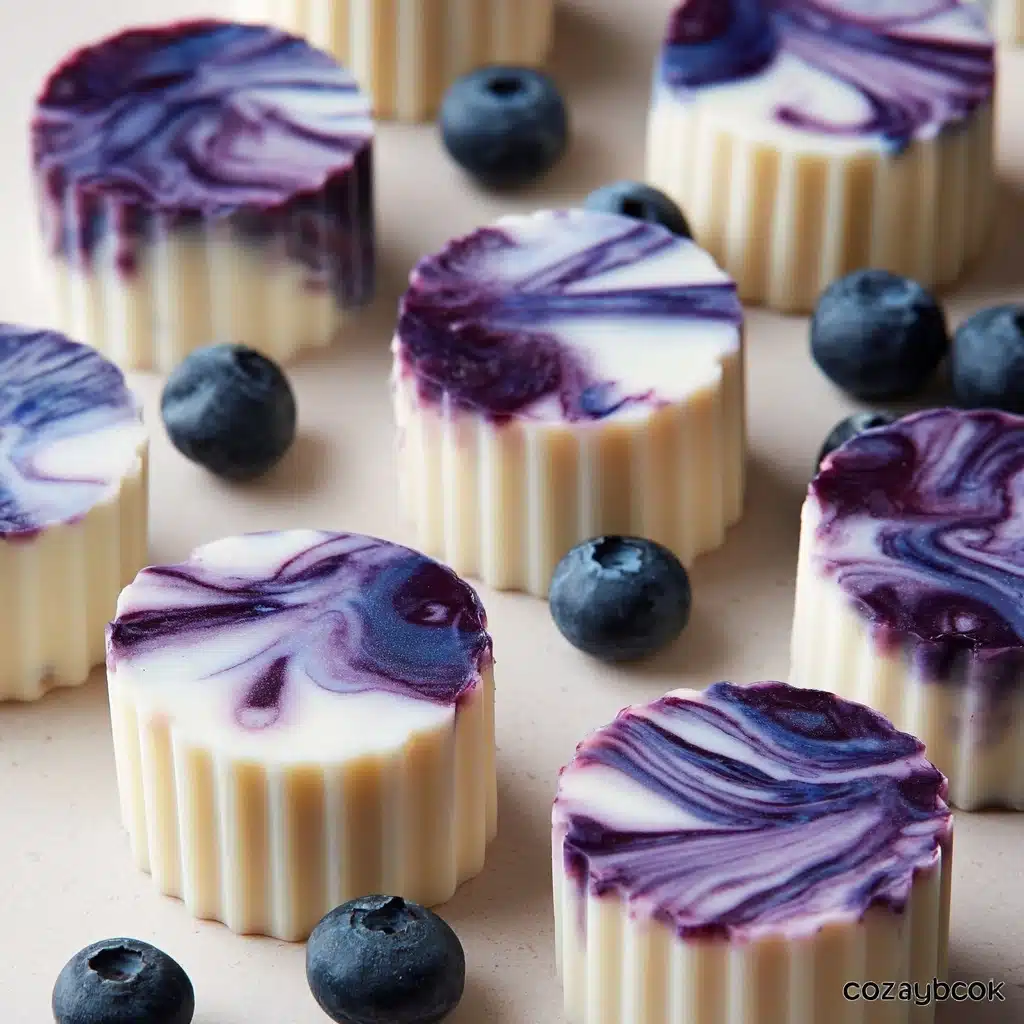 Blueberry Swirl Yogurt Bites Recipe 5 Blueberry Swirl Yogurt Bites Recipe - Recipe Image
