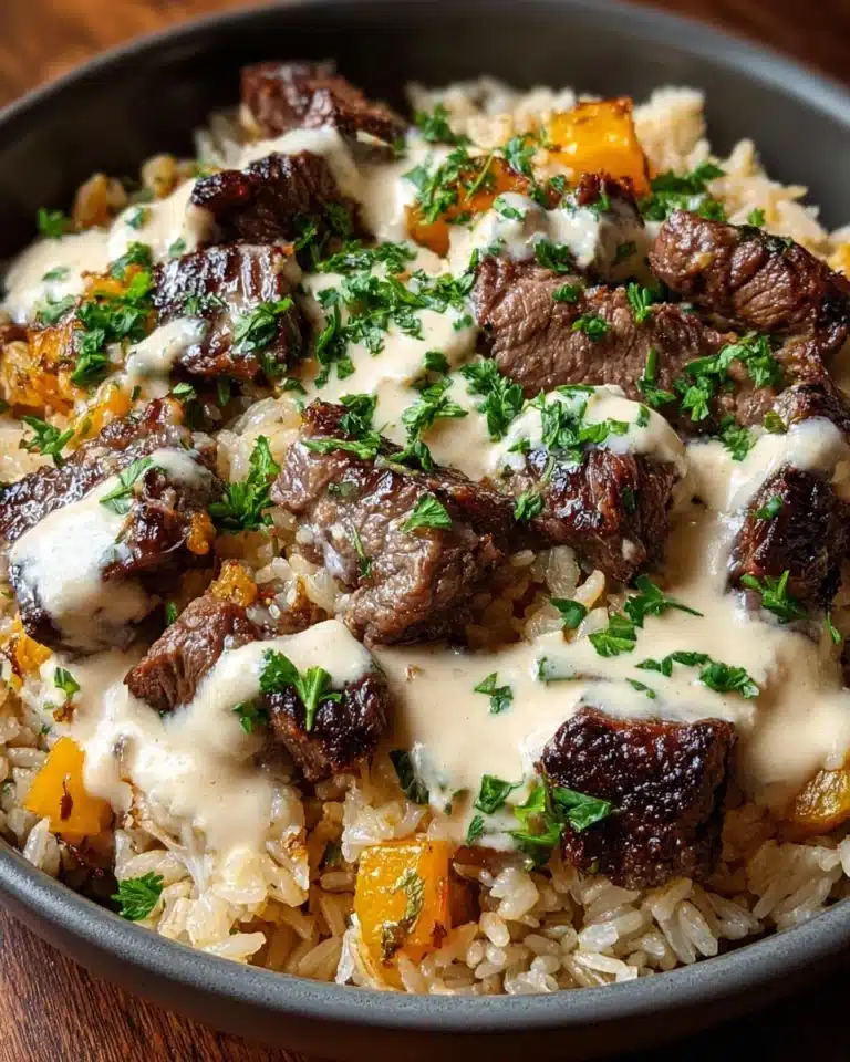 Steak & Queso Rice Recipe