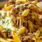 Cheesy Ground Beef Pasta Skillet Recipe 4 Cheesy Ground Beef Pasta Skillet Recipe