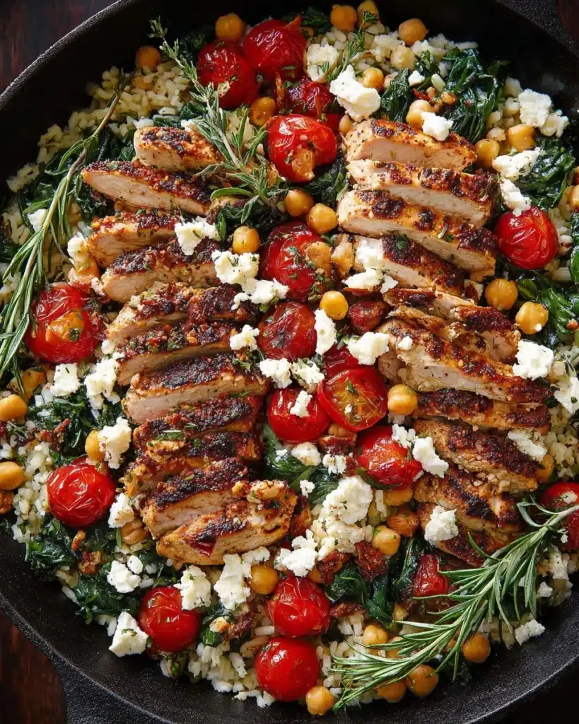 Chicken, Spinach, and Mushroom Low-Carb Oven Dish Recipe