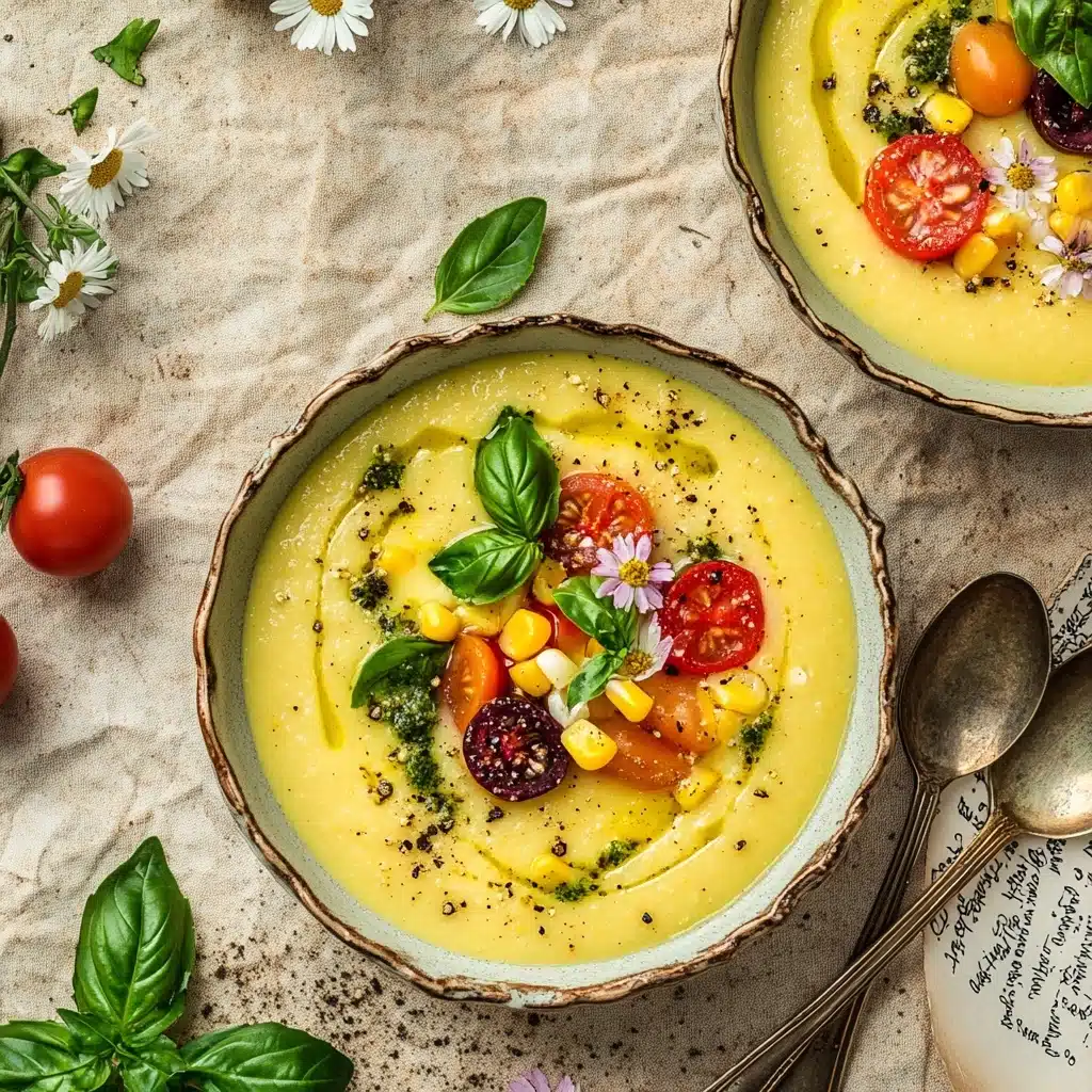 Summer Sweet Corn Gazpacho Recipe - Recipe Image