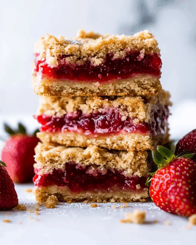Lemon Strawberry Crumb Bars Recipe