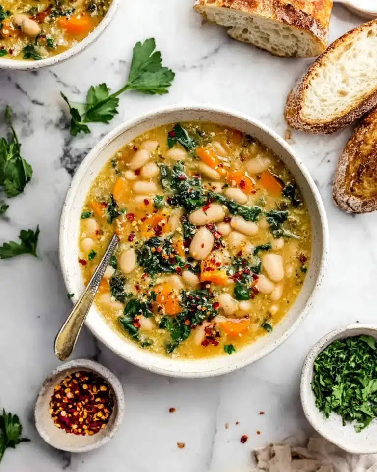 Tuscan White Bean Soup Recipe