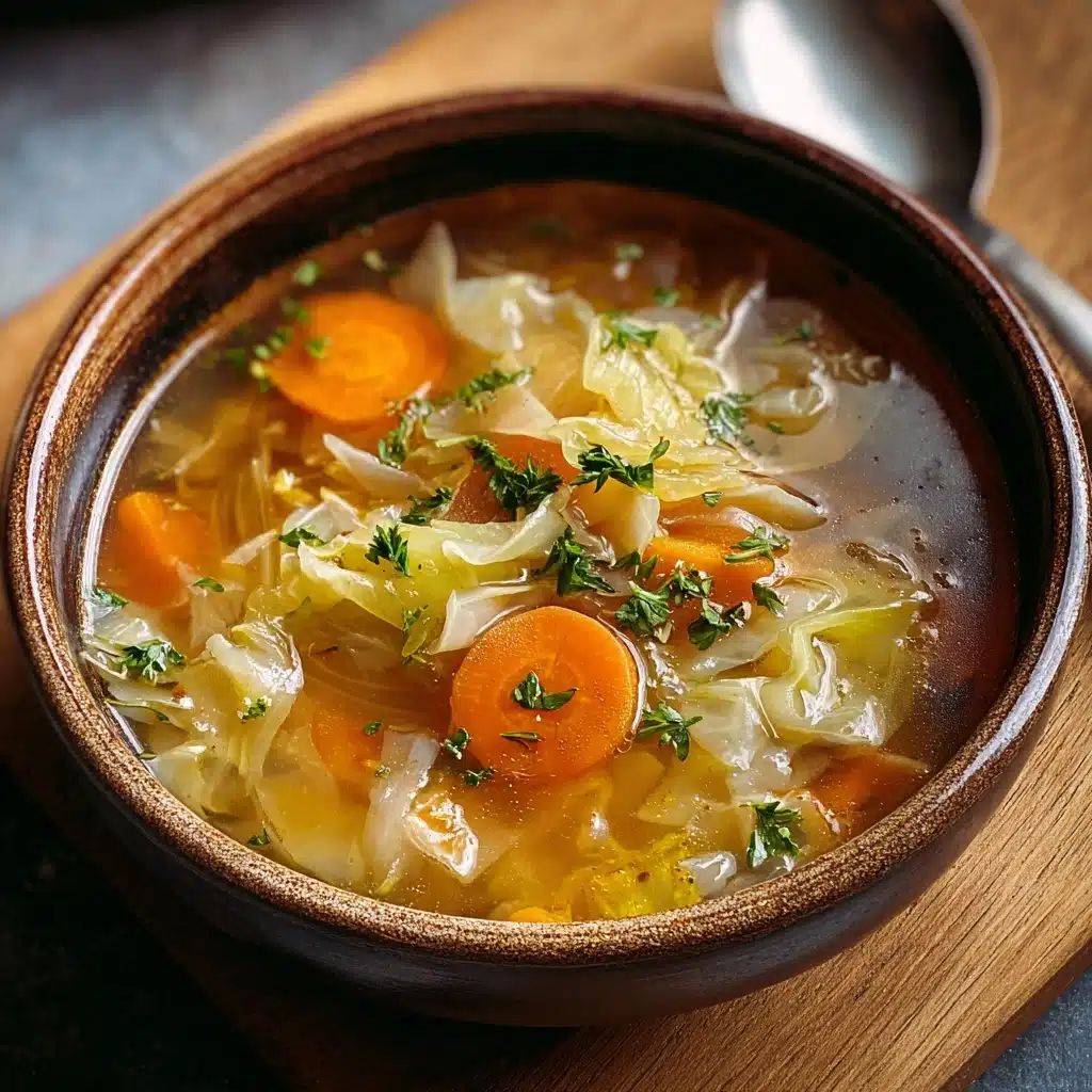 Cabbage Vegetable Soup 3 Ingredients Recipe - Recipe Image