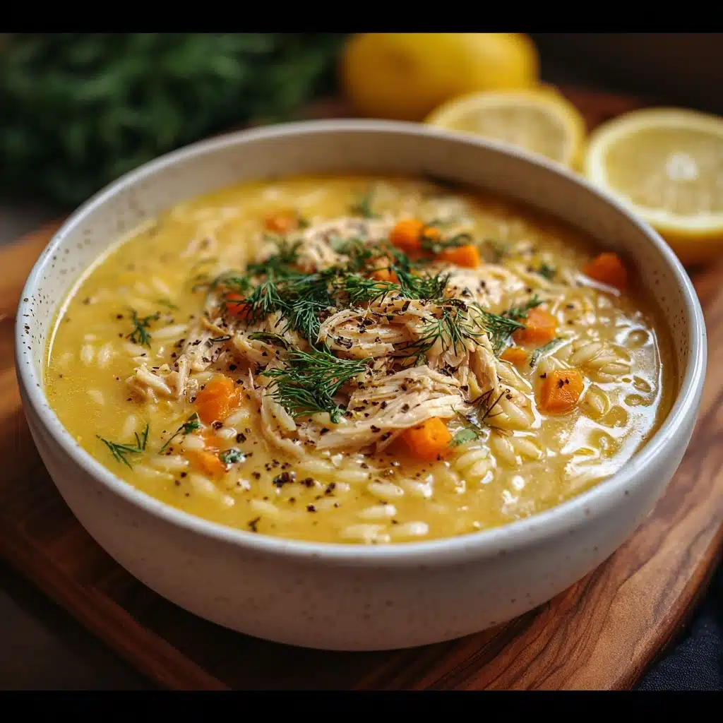 Greek Lemon Chicken Soup Recipe 4 Greek Lemon Chicken Soup Recipe - Recipe Image