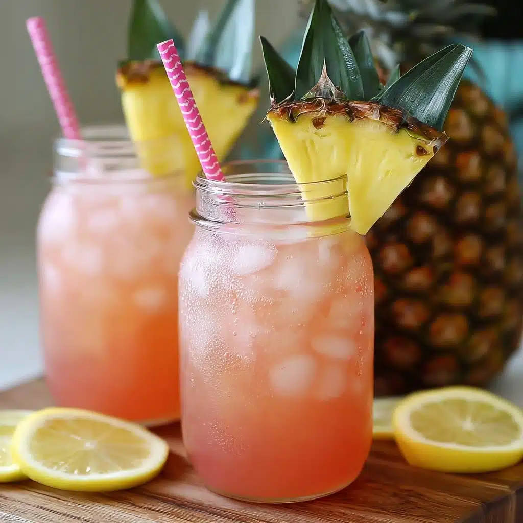 Pineapple Pink Lemonade Party Drink Recipe 4 Pineapple Pink Lemonade Party Drink Recipe - Recipe Image