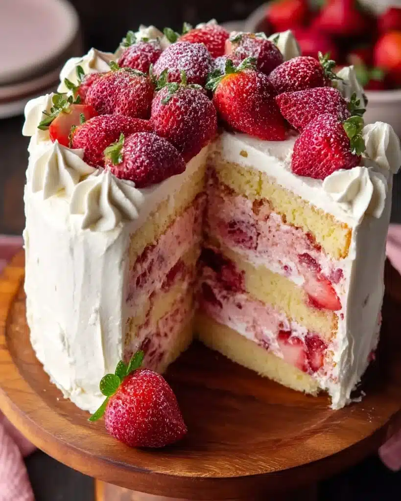 Best Strawberry Cake Ever Recipe