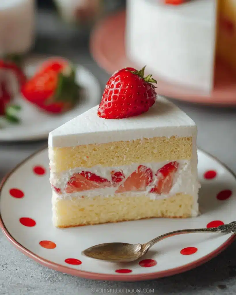 Japanese Strawberry Cake Recipe