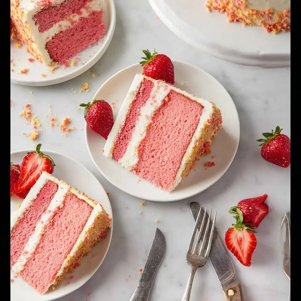 Strawberry Crunch Cake Recipe 4 Strawberry Crunch Cake Recipe - Recipe Image