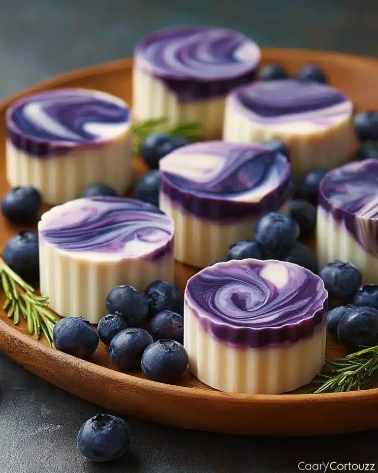 Blueberry Swirl Yogurt Bites Recipe