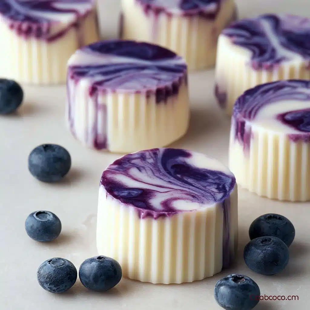 Blueberry Swirl Yogurt Bites Recipe 4 Blueberry Swirl Yogurt Bites Recipe - Recipe Image