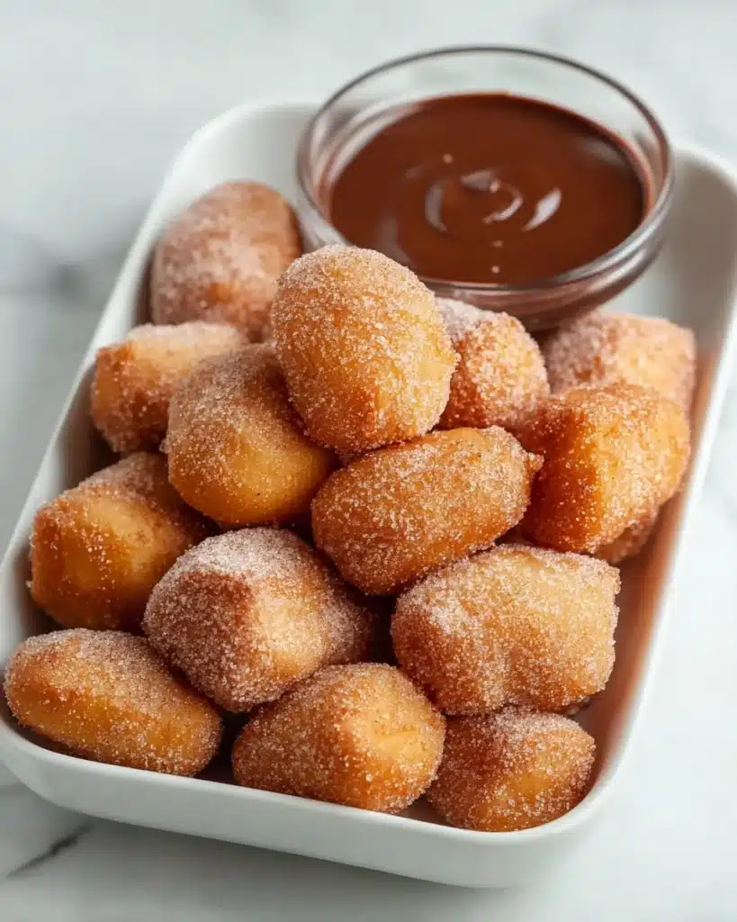 Sweet Air Fryer Churro Bites Recipe