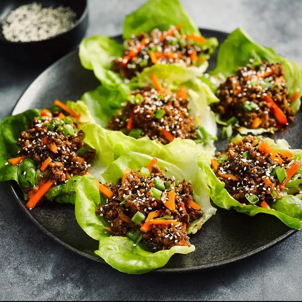 Asian Ground Beef Lettuce Wraps 4 Summer Peach Watermelon Salad Recipe - Recipe Image