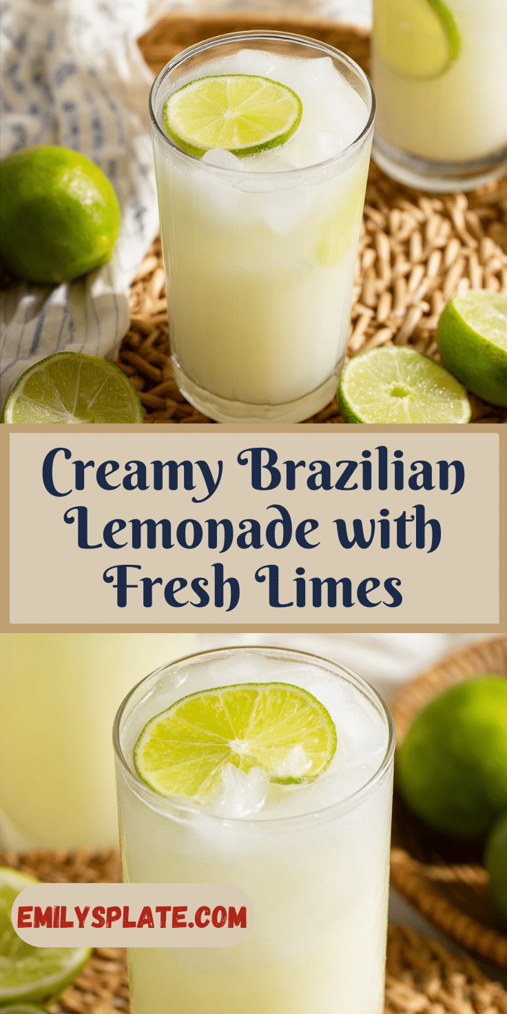 Brazilian Lemonade Recipe Tropical Refreshing Drink