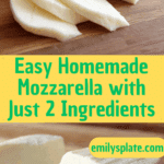 Homemade Mozzarella Cheese (Only 2 Ingredients!) Recipe