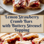 Lemon Strawberry Crumb Bars Recipe